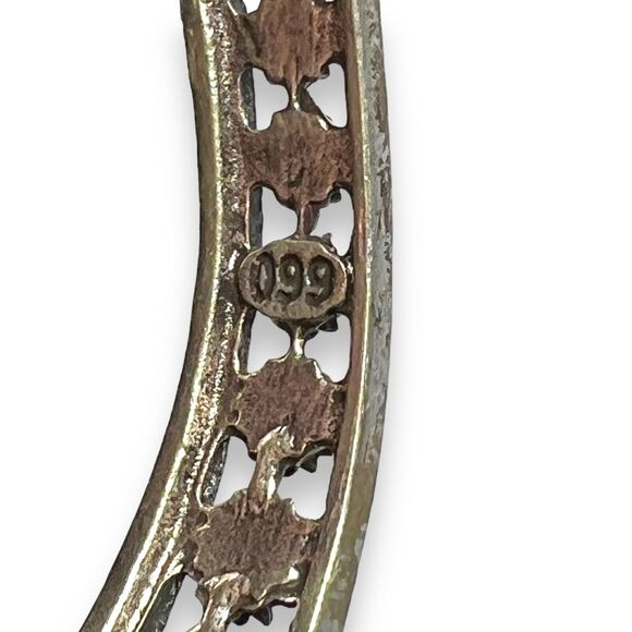 Womens Cuff Bracelet Jeweled Hinged Rhinestone Silver Green Fashion Statement - Picture 10 of 13